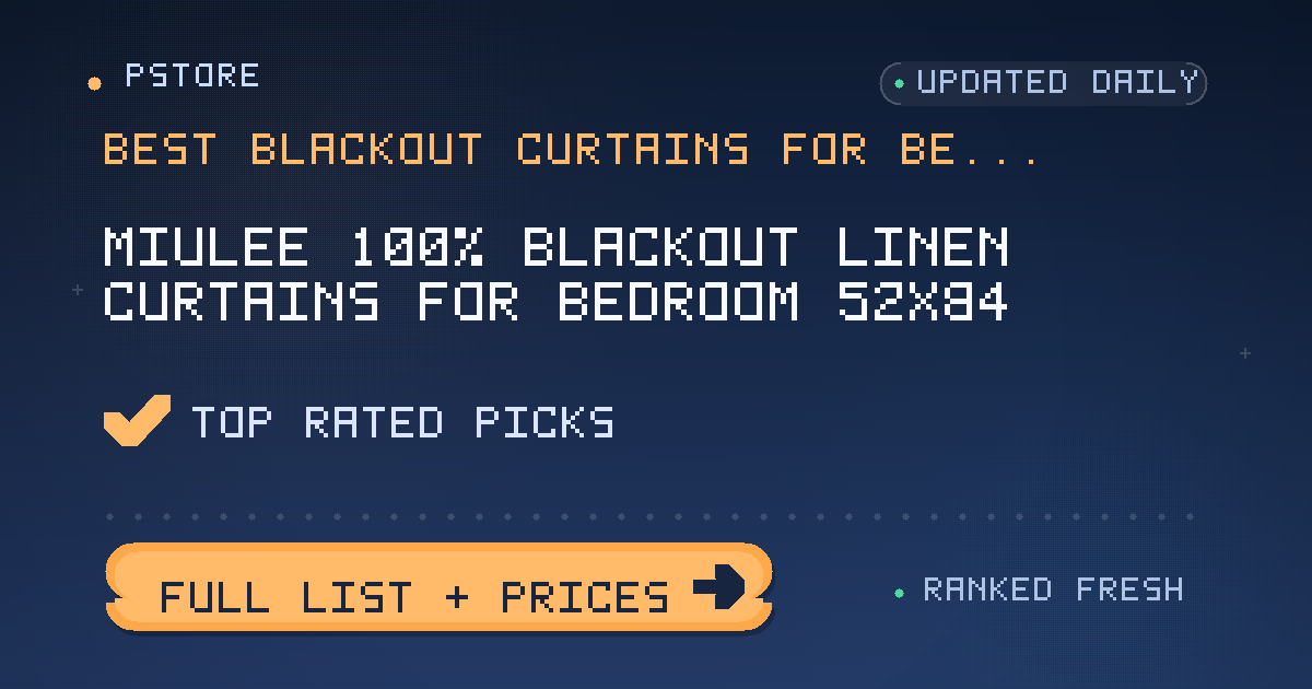 best blackout curtains for bedroom