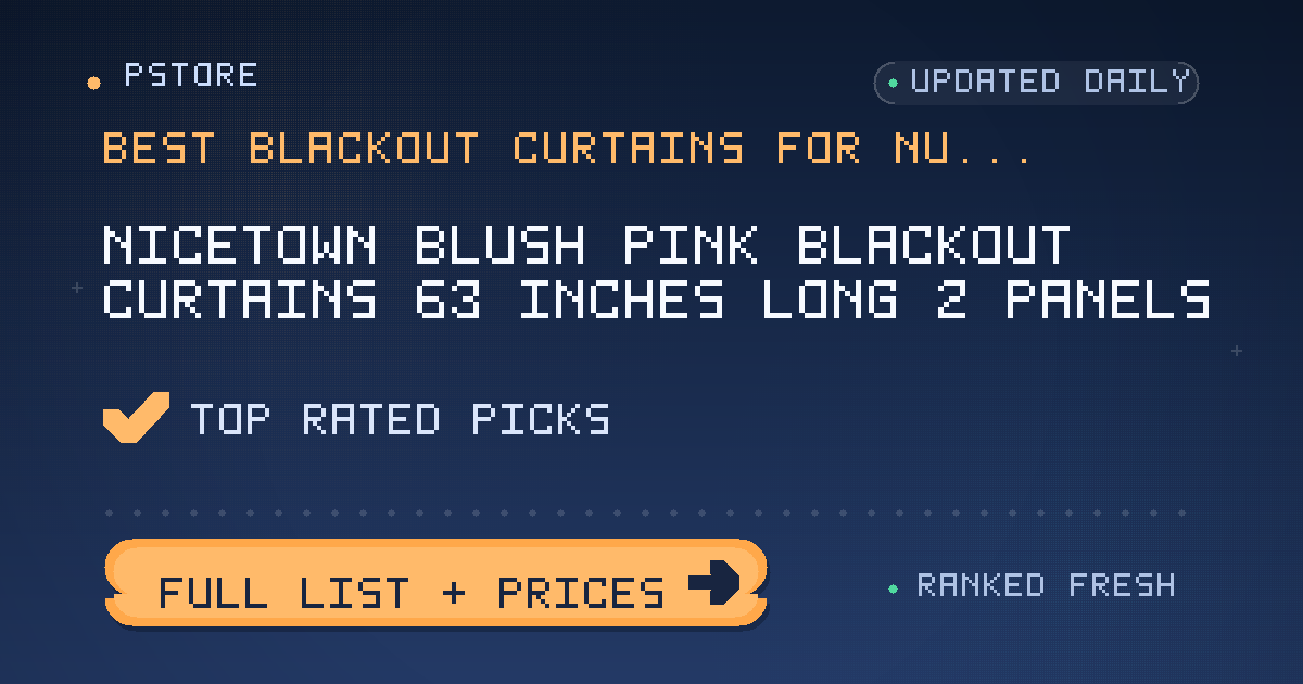 best blackout curtains for nursery
