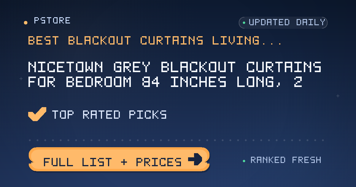 best blackout curtains living room