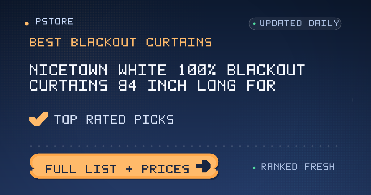 best blackout curtains