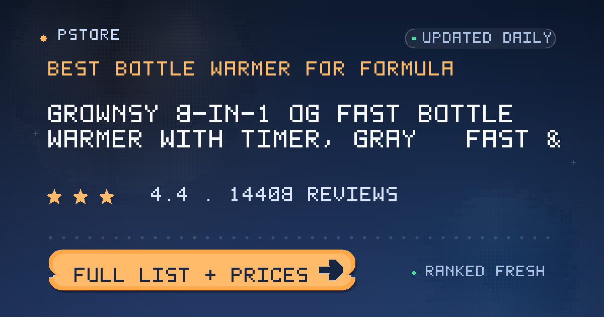 best bottle warmer for formula
