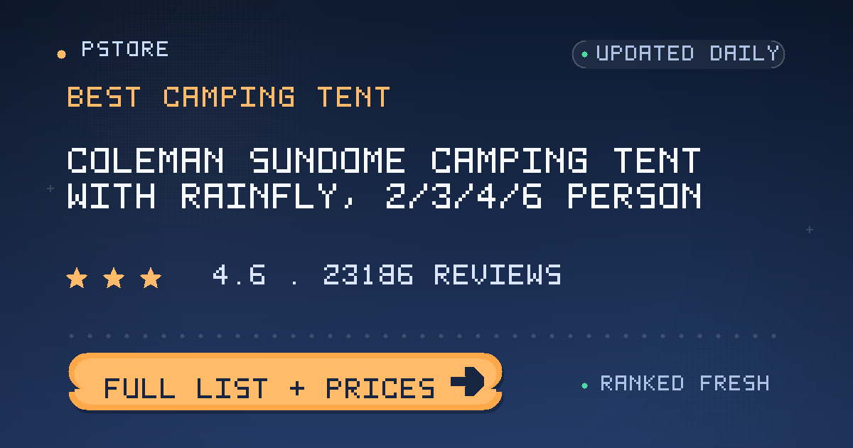 best camping tent