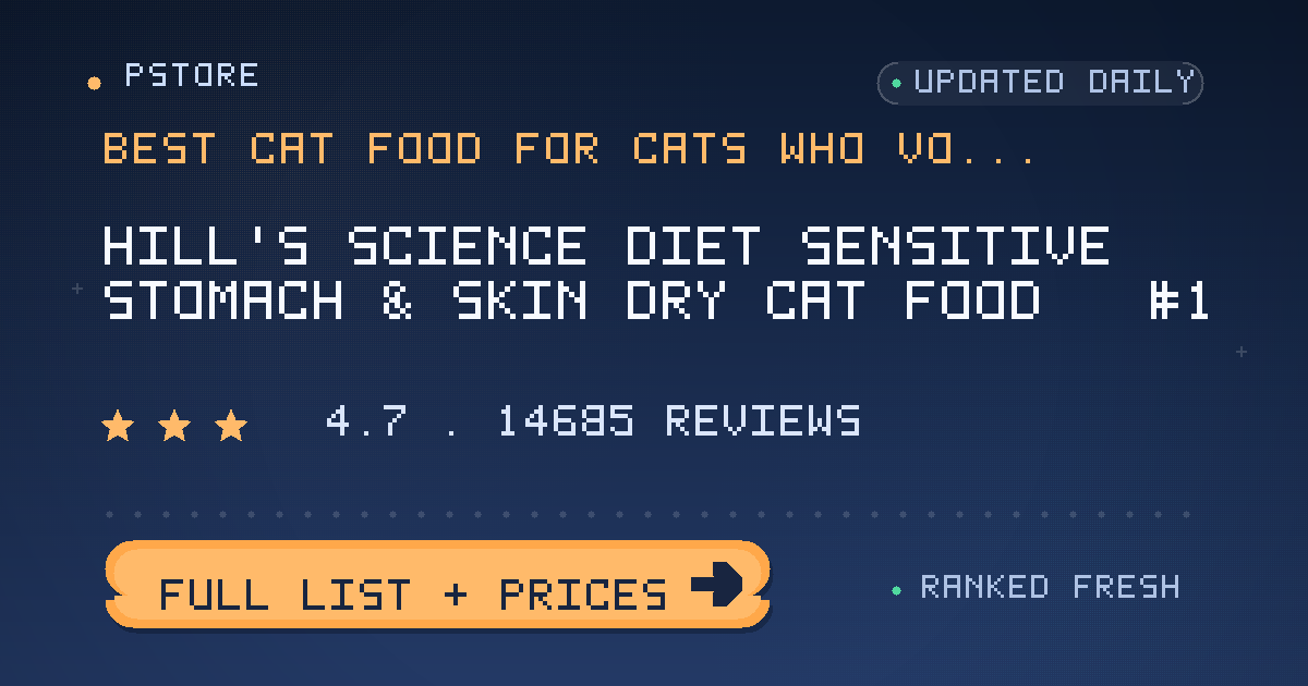 best cat food for cats who vomit