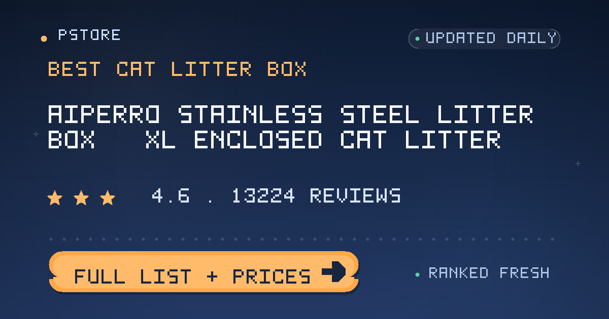 best cat litter box