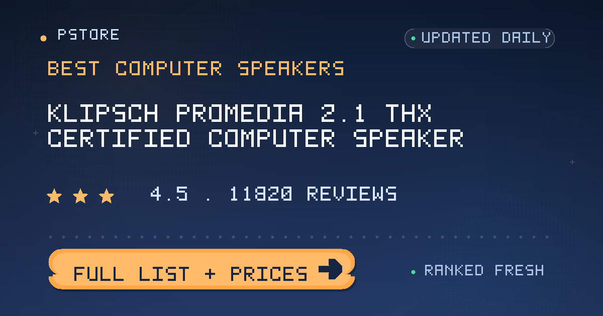 best computer speakers