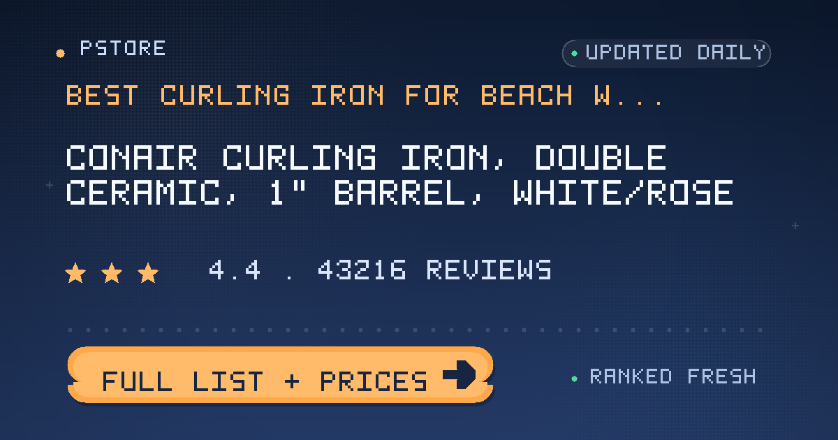 best curling iron for beach waves
