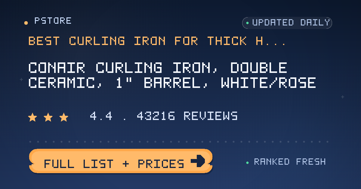 best curling iron for thick hair