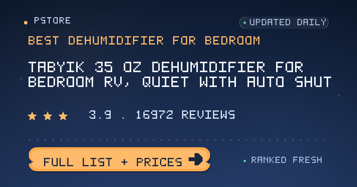 best dehumidifier for bedroom