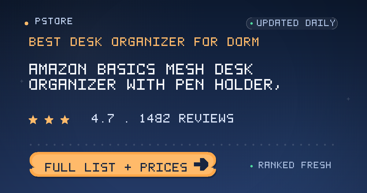 best desk organizer for dorm