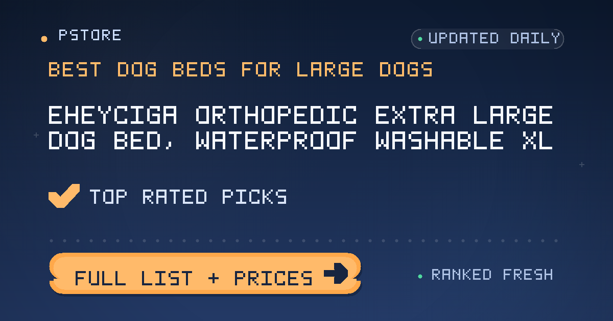 best dog beds for large dogs