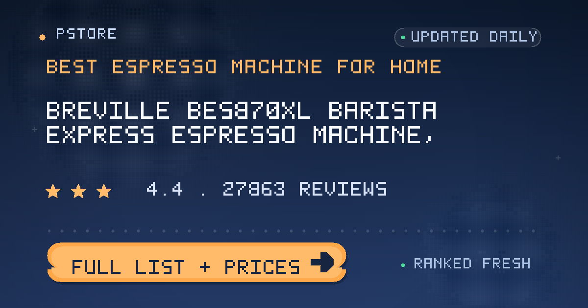 best espresso machine for home