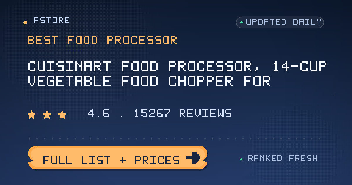 best food processor