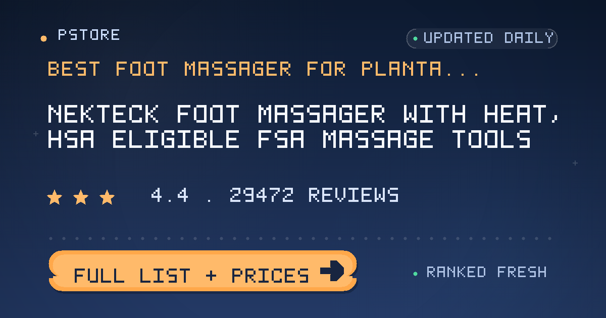 best foot massager for plantar fasciitis