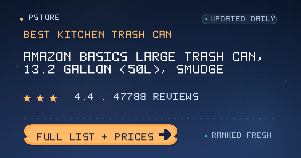best kitchen trash can