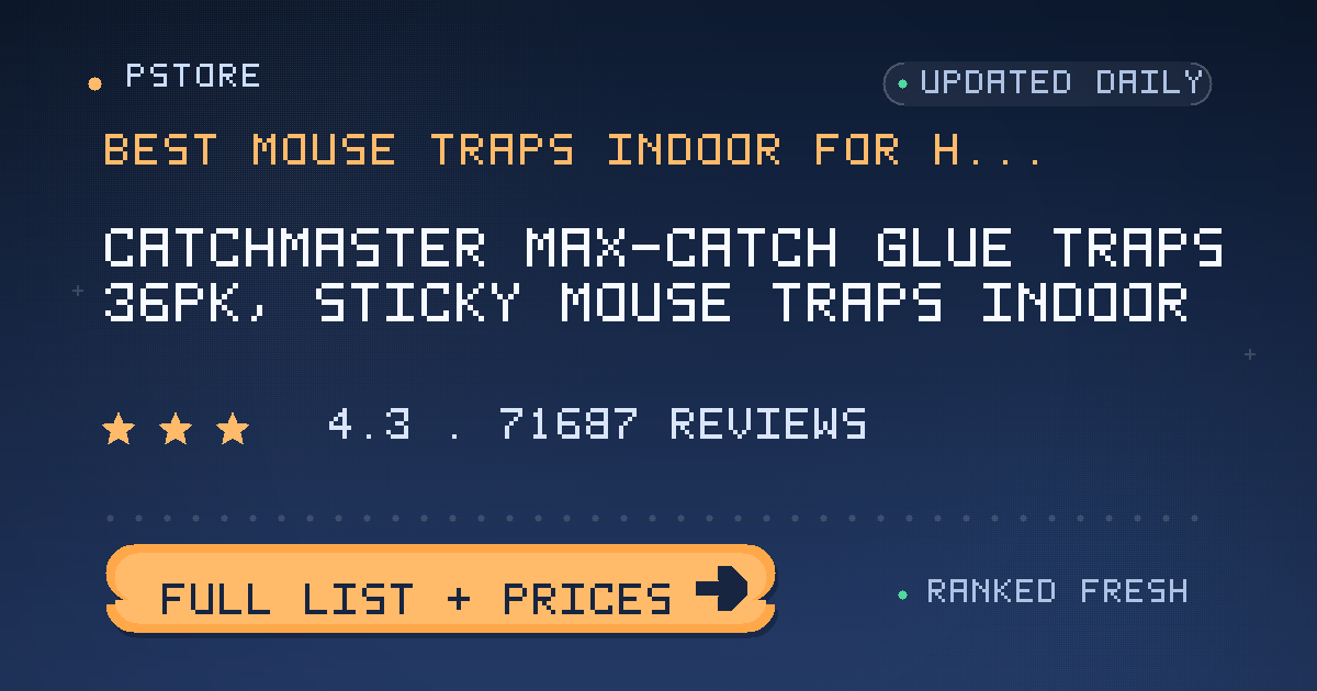 best mouse traps indoor for home