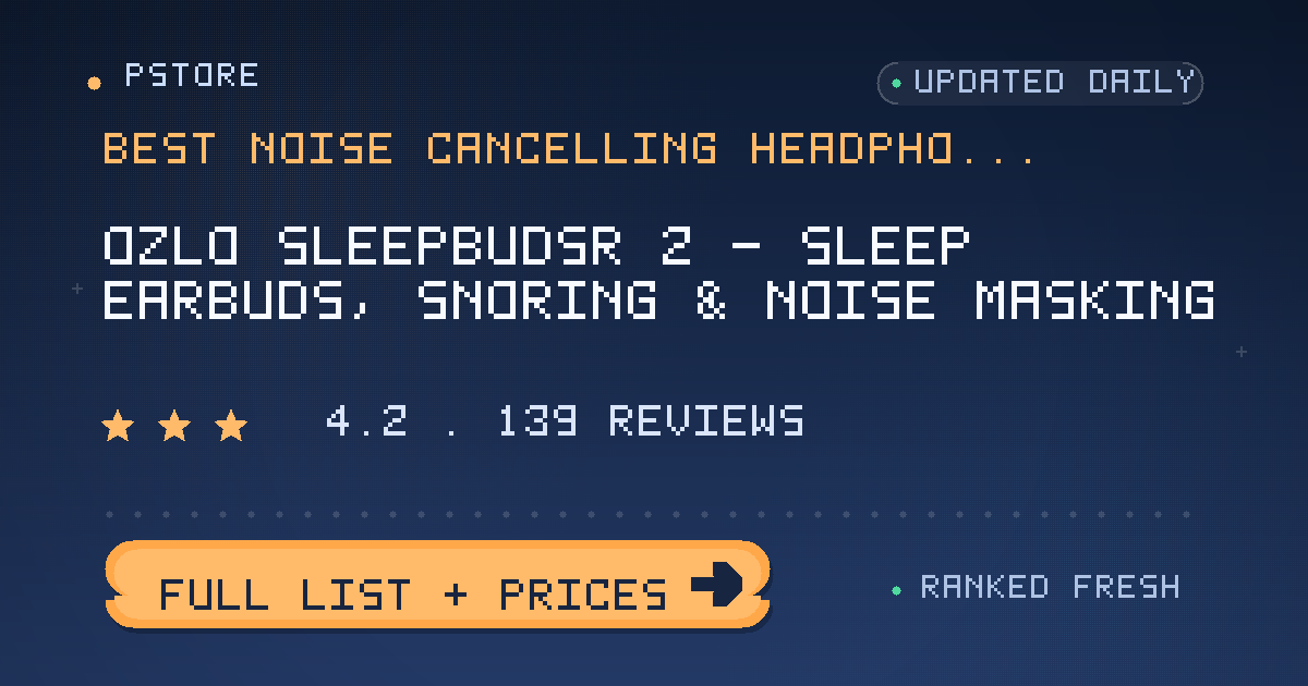 best noise cancelling headphones for snoring