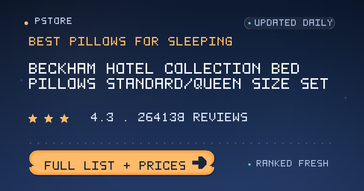 best pillows for sleeping