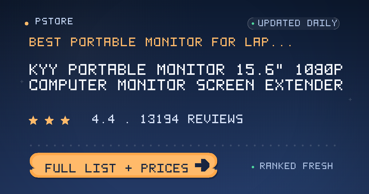 best portable monitor for laptop
