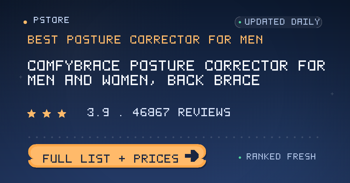 best posture corrector for men
