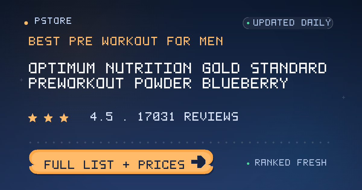 best pre workout for men