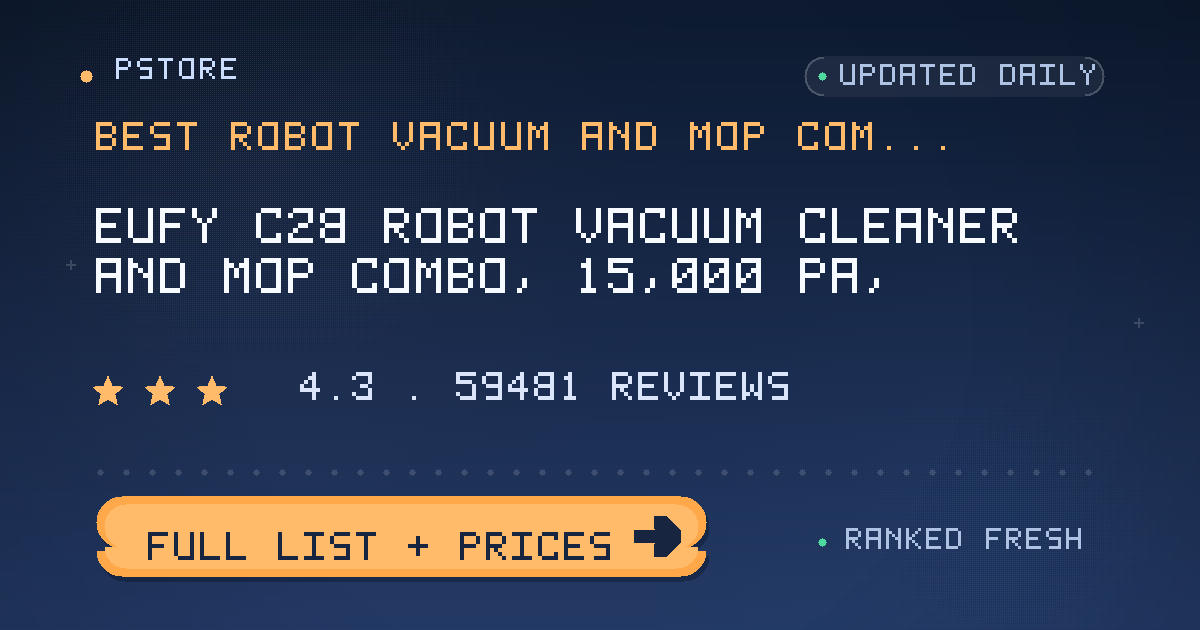 best robot vacuum and mop combo