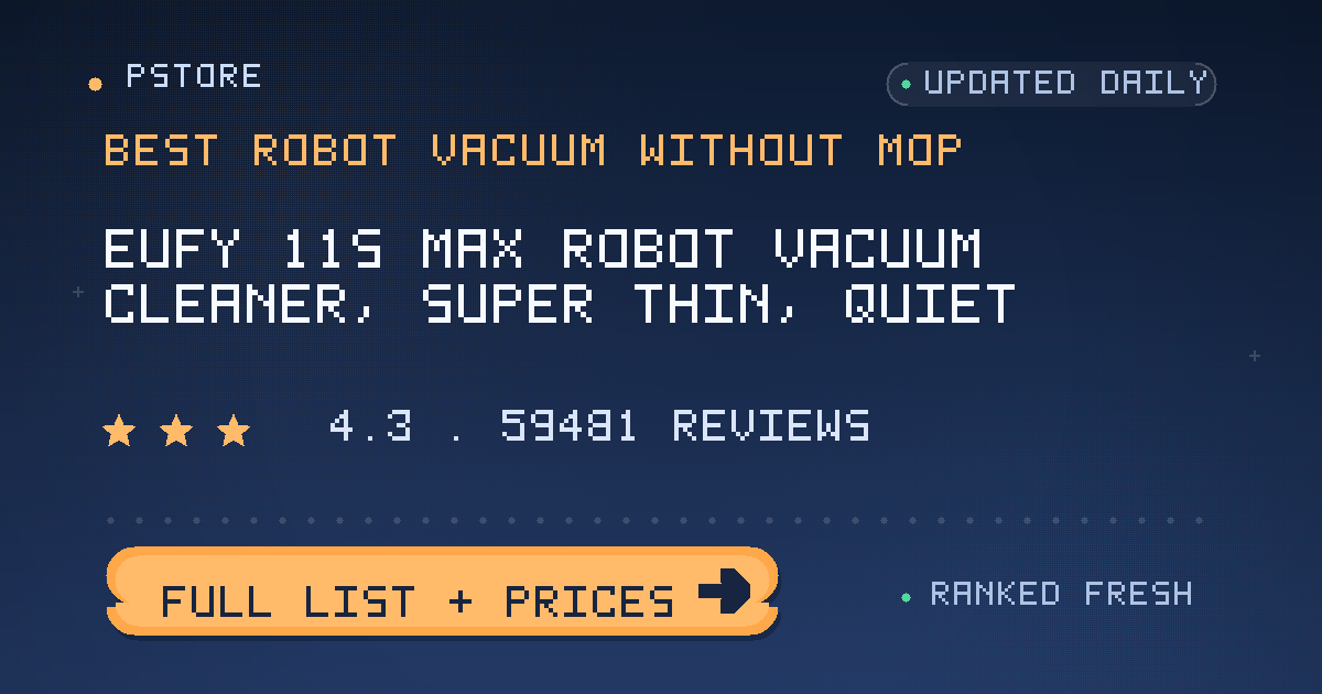 best robot vacuum without mop