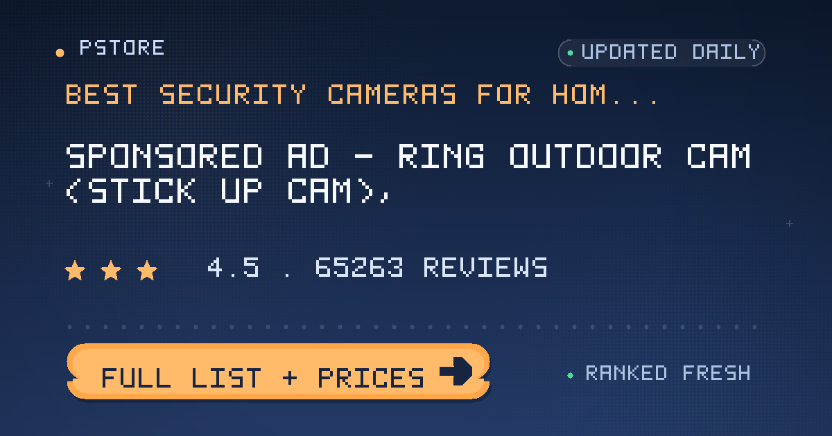 best security cameras for home outdoor