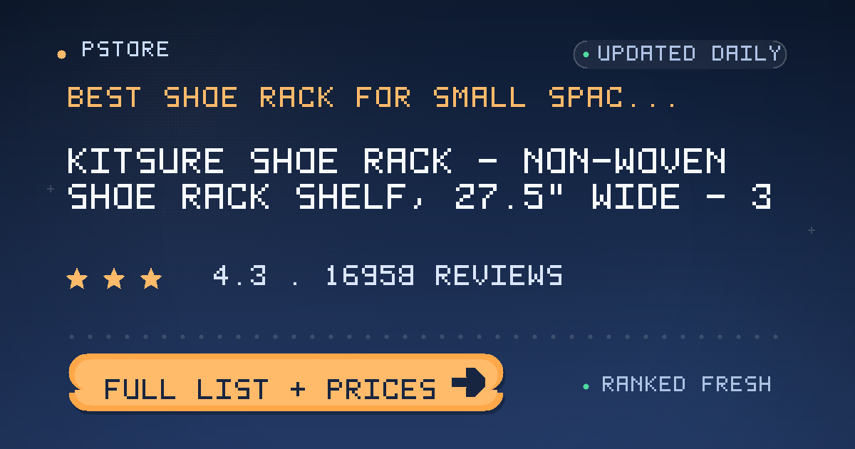 best shoe rack for small spaces