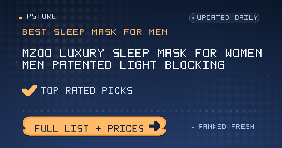 best sleep mask for men