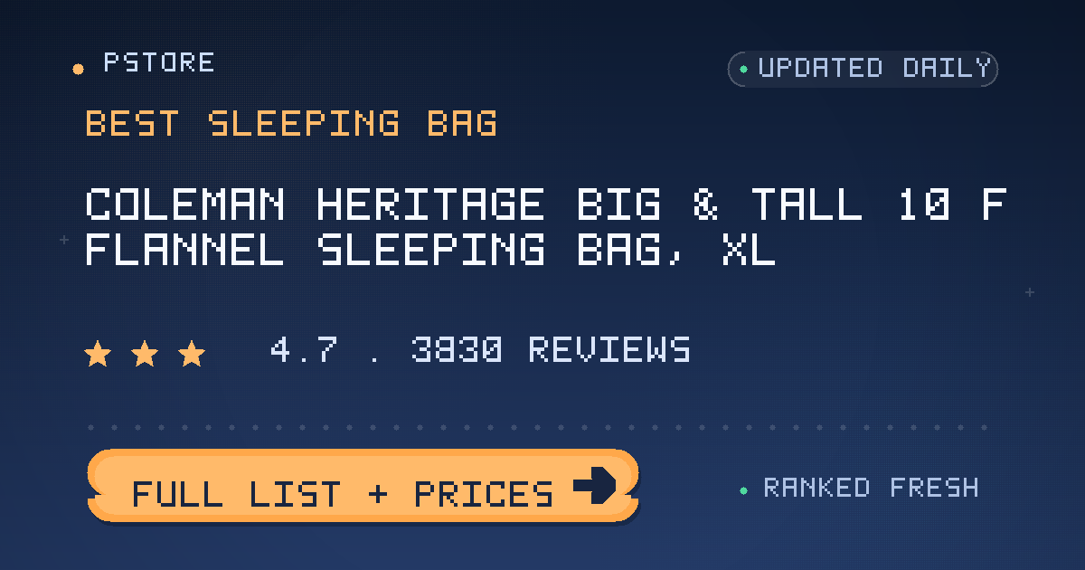 best sleeping bag