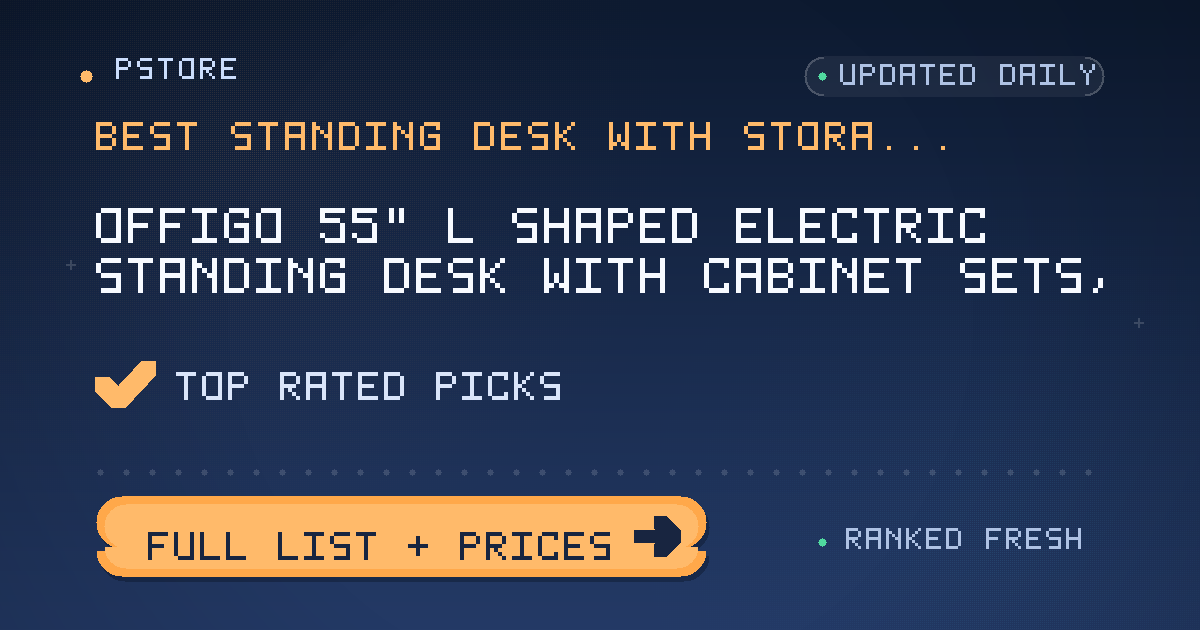best standing desk with storage