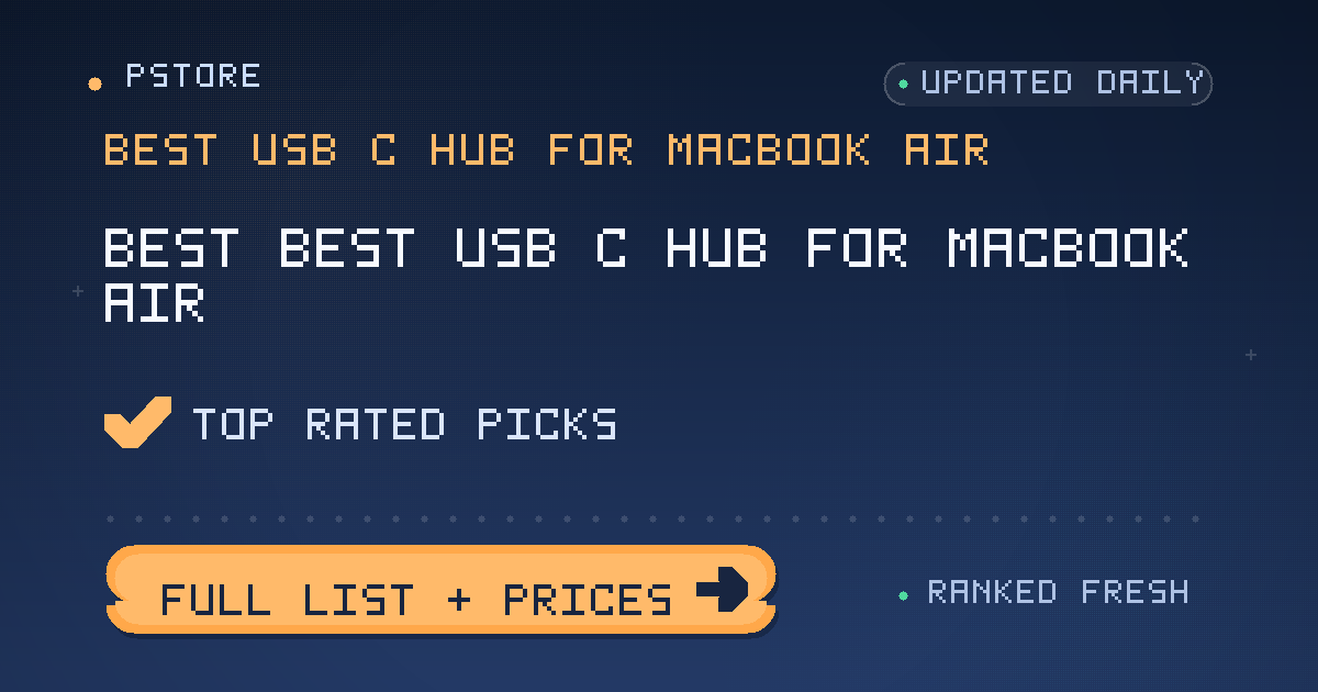 best usb c hub for macbook air