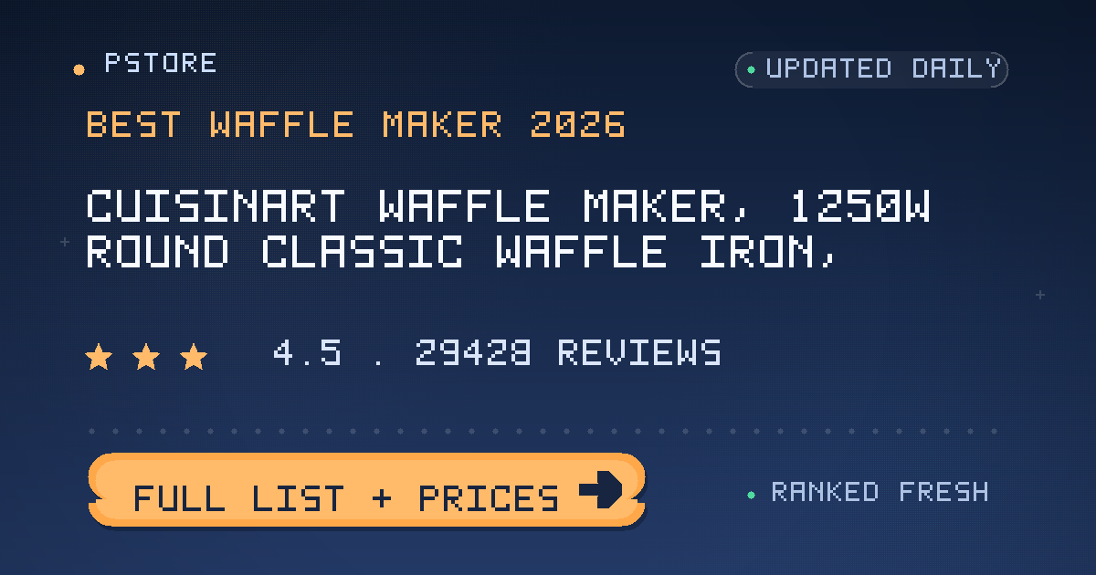best waffle maker 2026