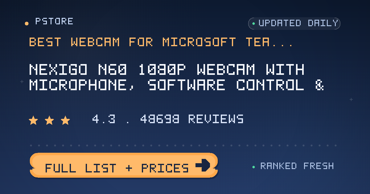 best webcam for microsoft teams