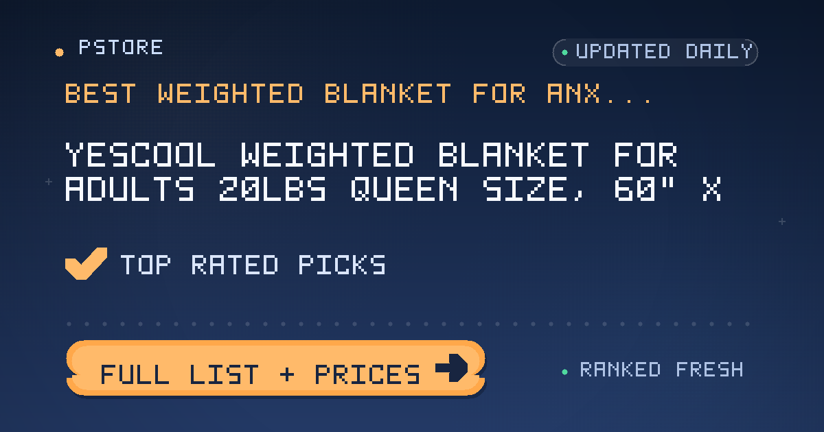 best weighted blanket for anxiety
