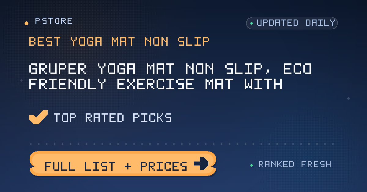 best yoga mat non slip