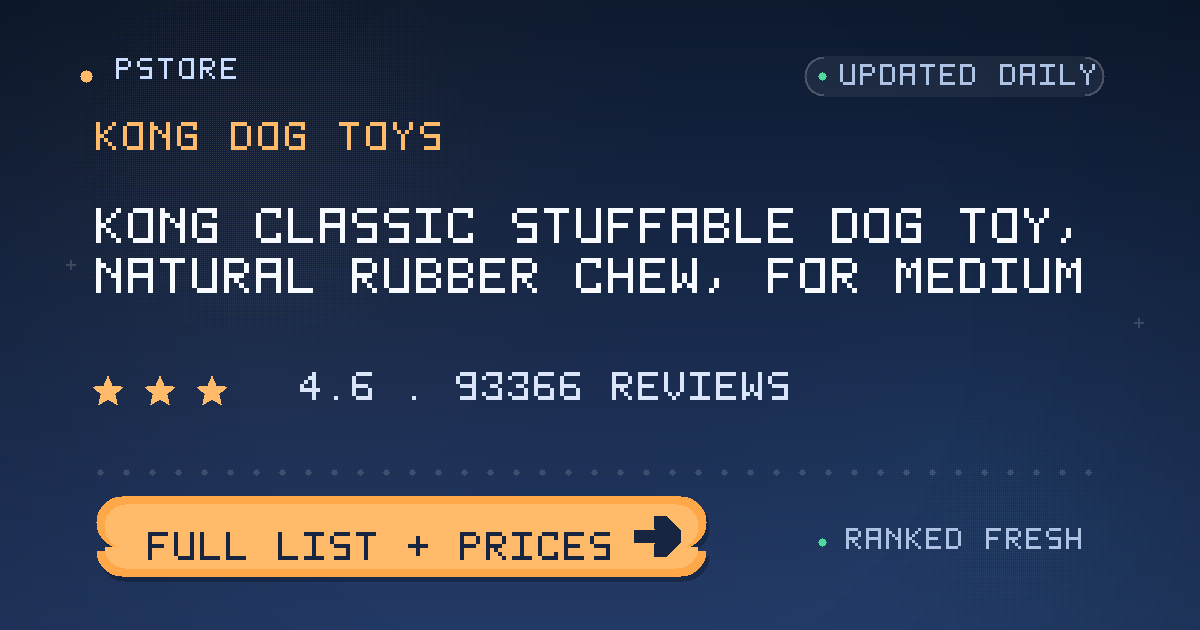 kong dog toys