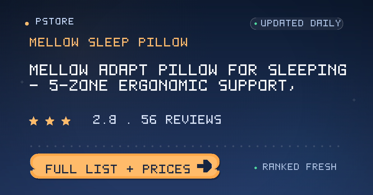 mellow sleep pillow