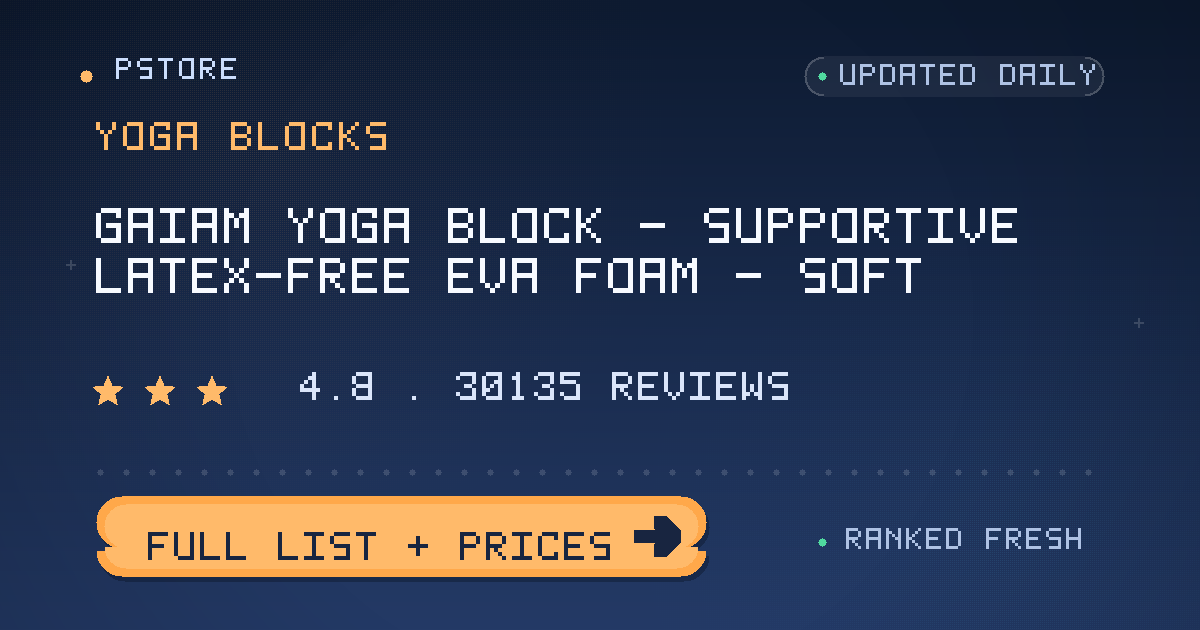 yoga blocks
